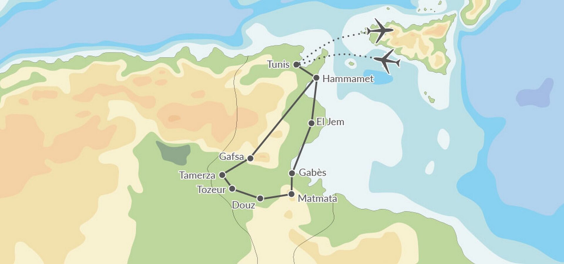 MER & OASIS ENTRE NOUS - CIRCUIT PRIVATIF - 8J/7N pas cher photo 2