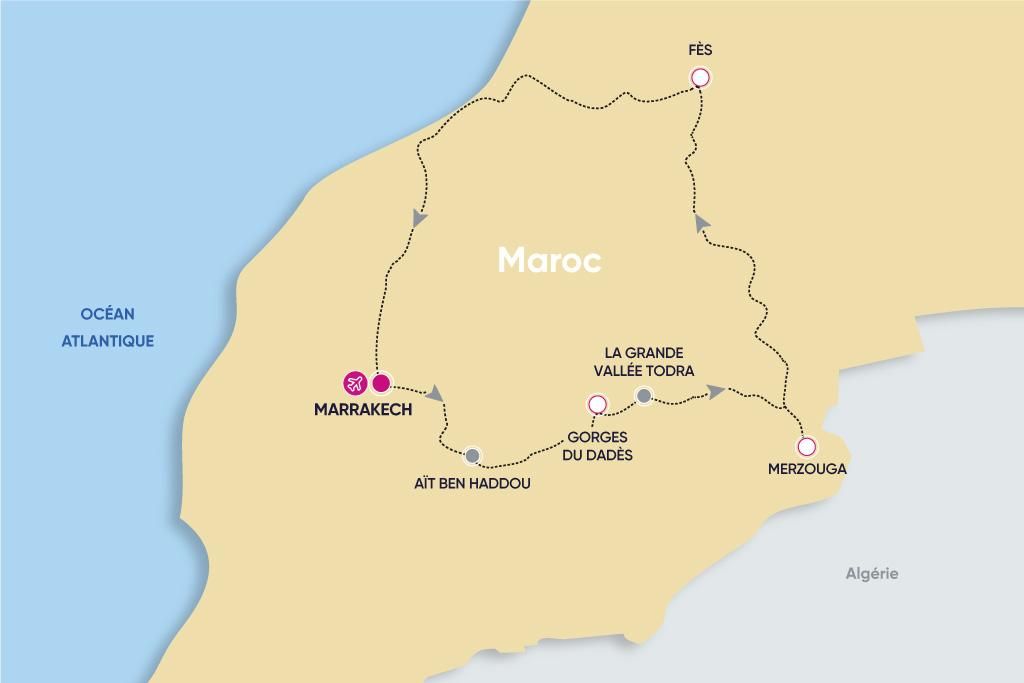 Circuit Marrakech Fès et Désert de Merzouga pas cher photo 3