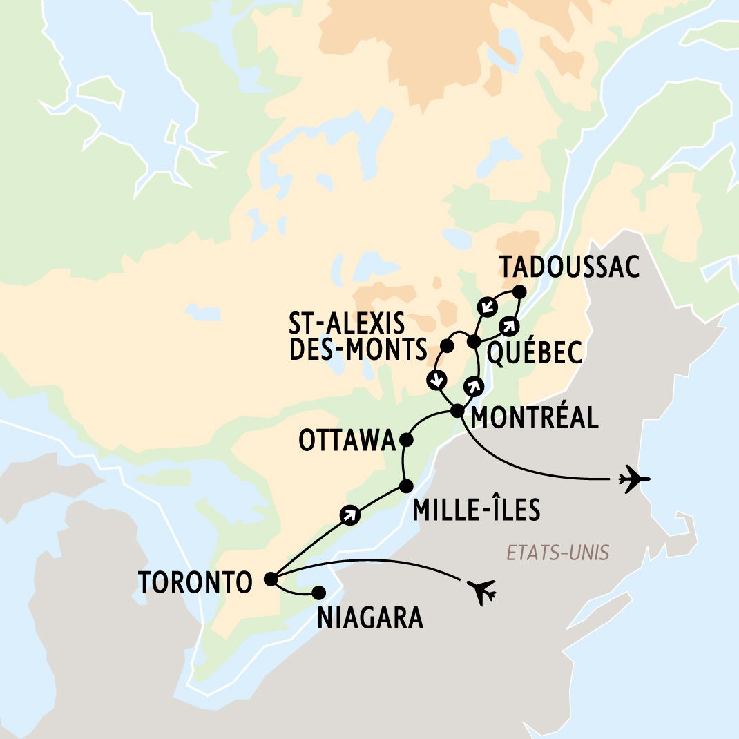 Regard sur l'Est canadien entre Niagara & Québec 2025 pas cher photo 1
