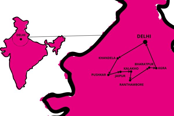 Circuit Le livre de la Jungle, entre oiseaux et tigres, en privatif pas cher photo 1
