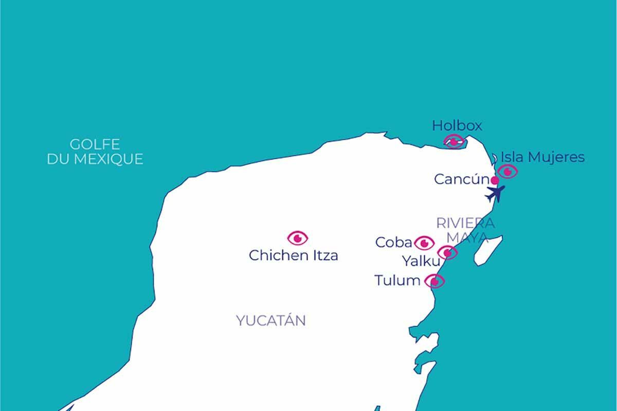Circuit Echappée Mexicaine Classique depuis l'hôtel Viva Azteca by Wyndham 4* pas cher