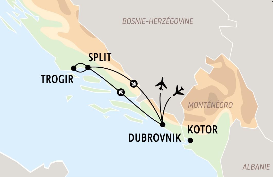 Autotour Panoramas sur la Dalmatie 2025 pas cher photo 1