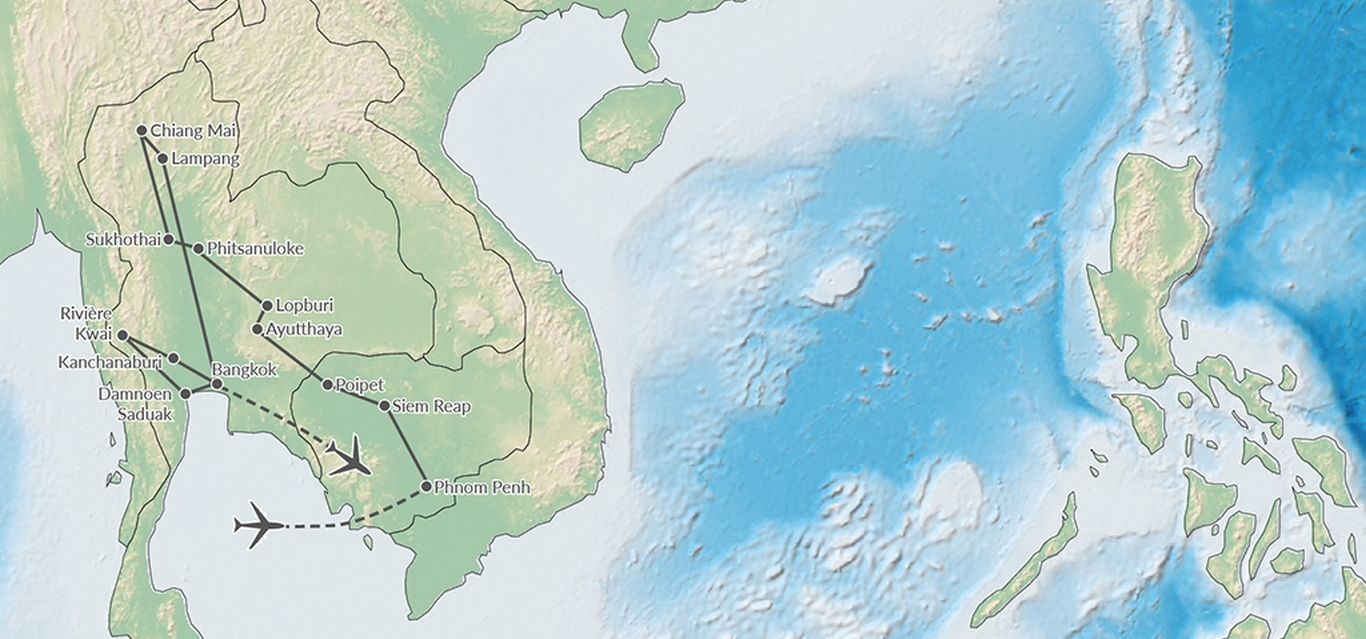 LES INCONTOURNABLES DU CAMBODGE/THAILANDE -16J/13N - Limité à 28 pers. 2019/20 pas cher photo 2