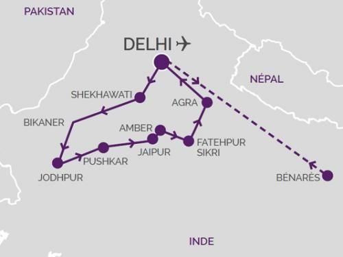 Circuit Sur les pas des Maharadjahs + extension Bénarès 3* pas cher photo 9