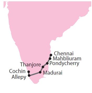 Temples et comptoirs de l'Inde du Sud pas cher photo 2