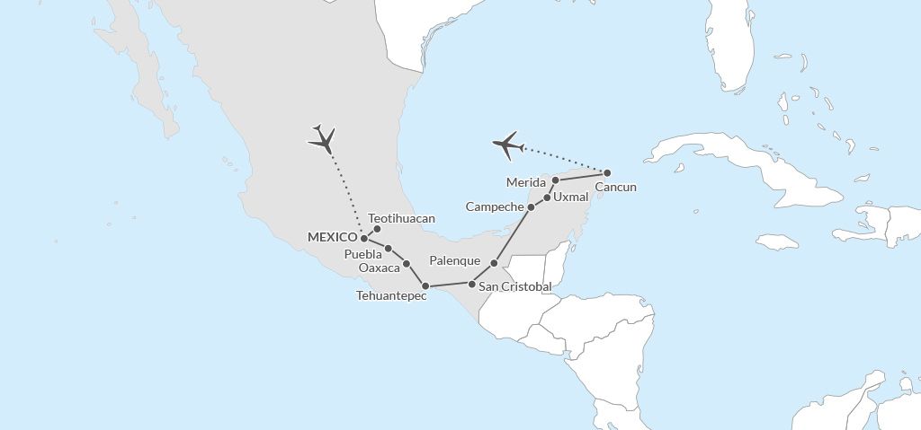 LES INCONTOURNABLES DU Mexique - 12J/10N - Limité à 28 pers. 2020 pas cher photo 2
