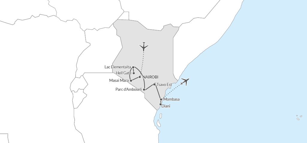 LES INCONTOURNABLES DU KENYA 10J/ 7N - Limité à 35 pers. - 2019 pas cher photo 2