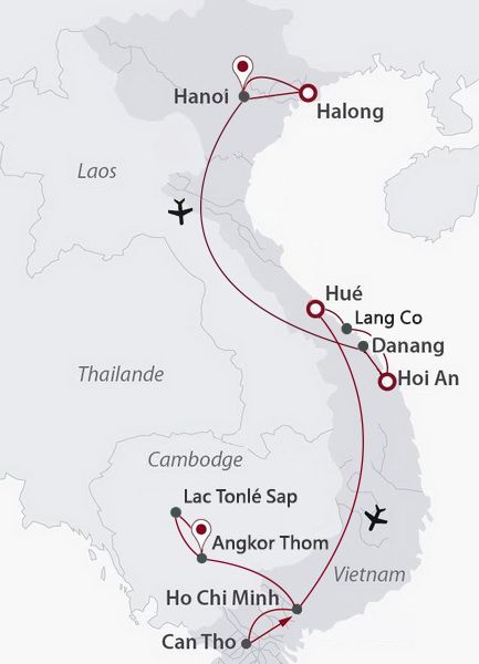 Pass pour le Vietnam + extension Delta du Mékong et Angkor, Cambodge pas cher photo 3