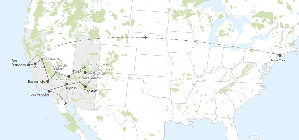 AMERICAN OUEST ET NEW YORK - 13 J/11N - 2019/20 pas cher photo 2