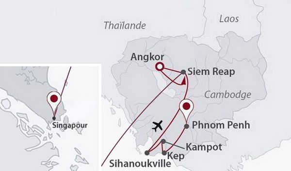 Cambodge Emotion + extension Singapour pas cher photo 3