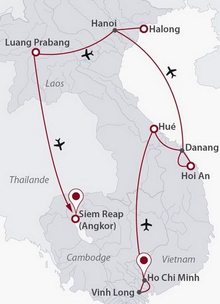 Carnets d'Indochine - Vietnam, Laos, Cambodge pas cher photo 3