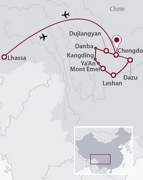 Sichuan Intimiste + Tibet - Chine pas cher photo 3