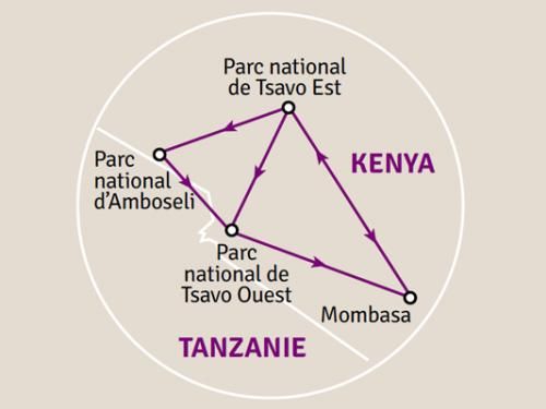 Combiné circuit et hôtel Safari et plage de l'océan Indien - 1 nuit Tsavo Est pas cher photo 5
