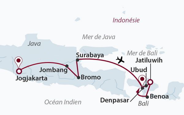 La Java des Tropiques + extension Est balinais - Indonésie pas cher photo 3