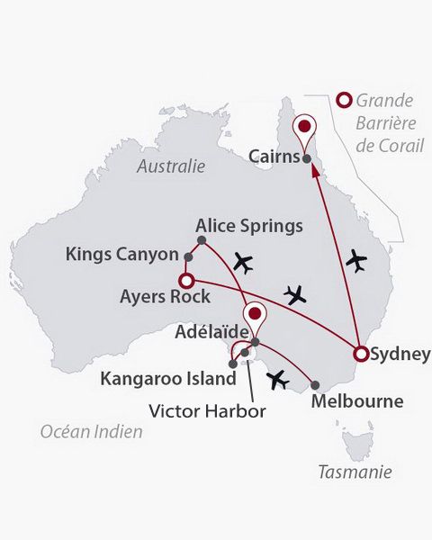 Odyssée Australienne + Melbourne - Vols Premium Economy pas cher photo 3