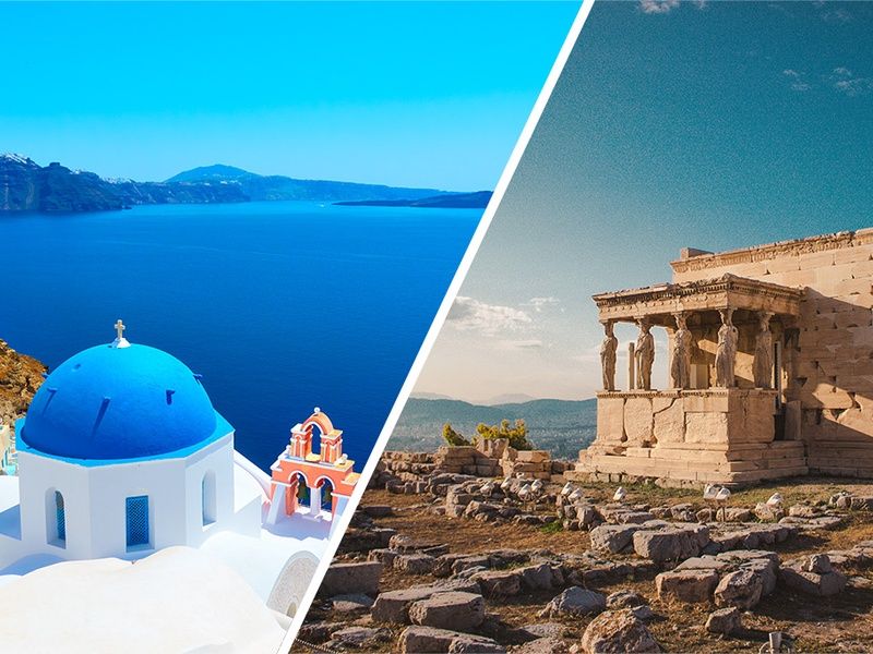 Combiné Athènes / Îles de Santorin & de Naxos Grèce pas cher photo 1