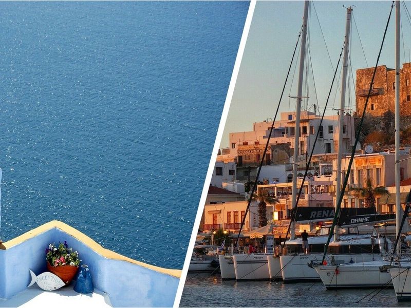 Combine Cyclades 3 îles : Santorin, Naxos, Syros en 3* ou 4* pas cher photo 1
