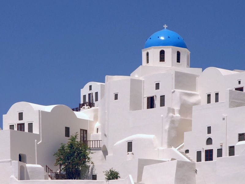 Combine Cyclades quatre îles : Santorin, Naxos, Syros & Mykonos 3* et 4* pas cher