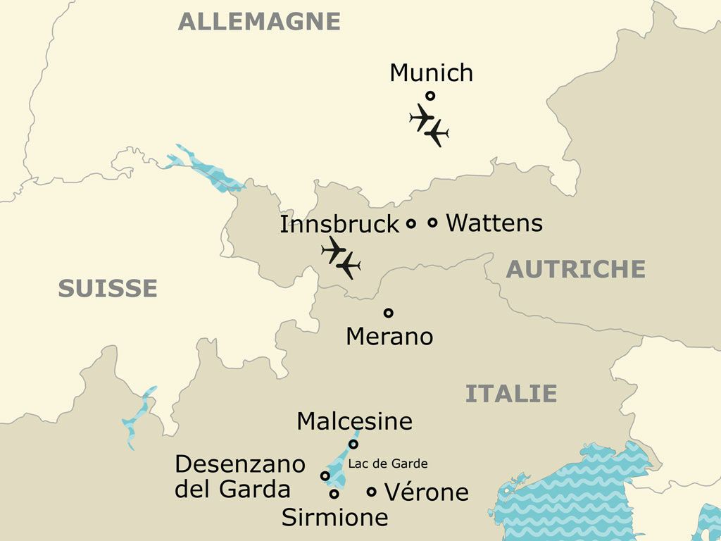 Tyrol et lac de Garde - Transport en avion pas cher photo 10
