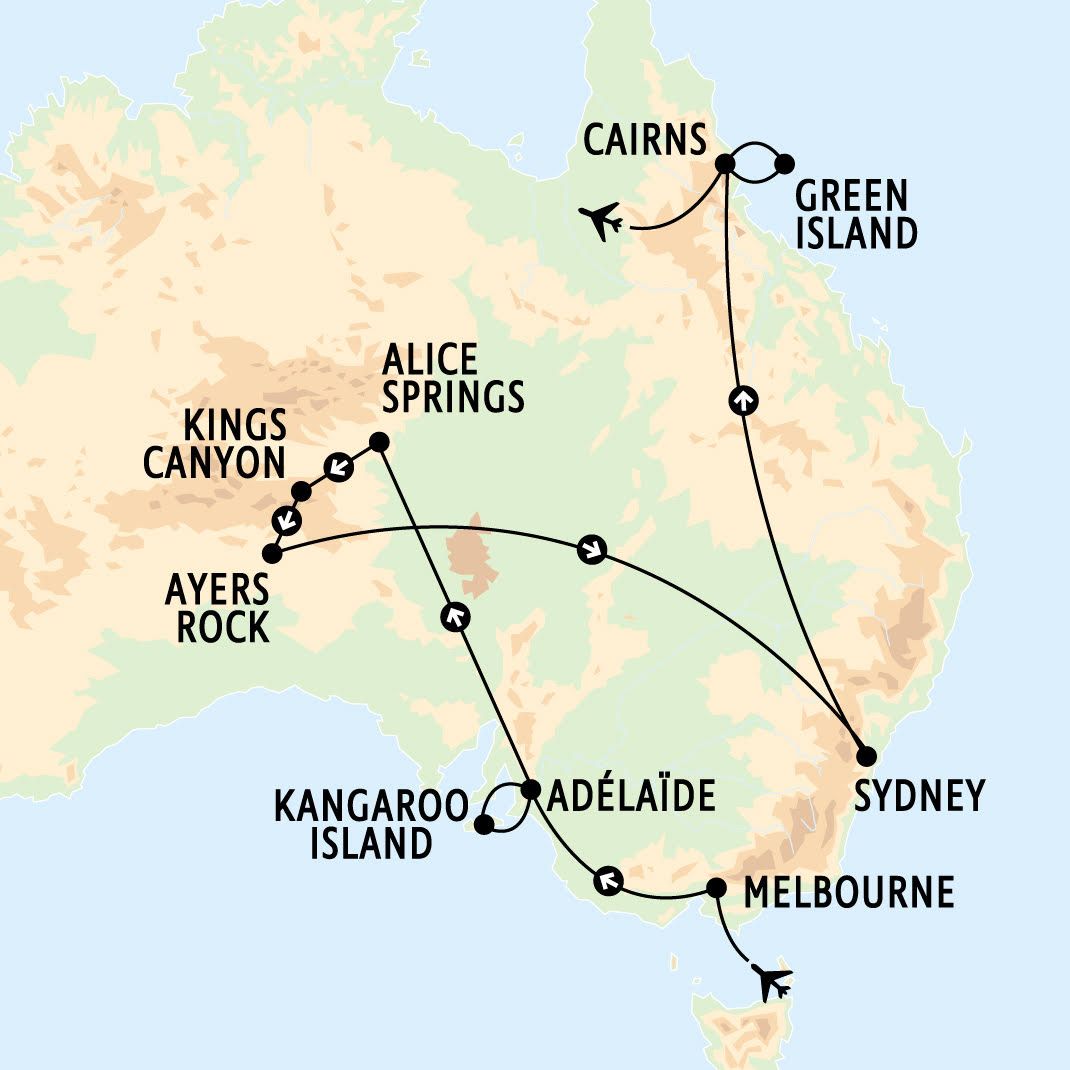 Lumière d'Australie + Melbourne + Green Island 2024-2025 pas cher photo 1